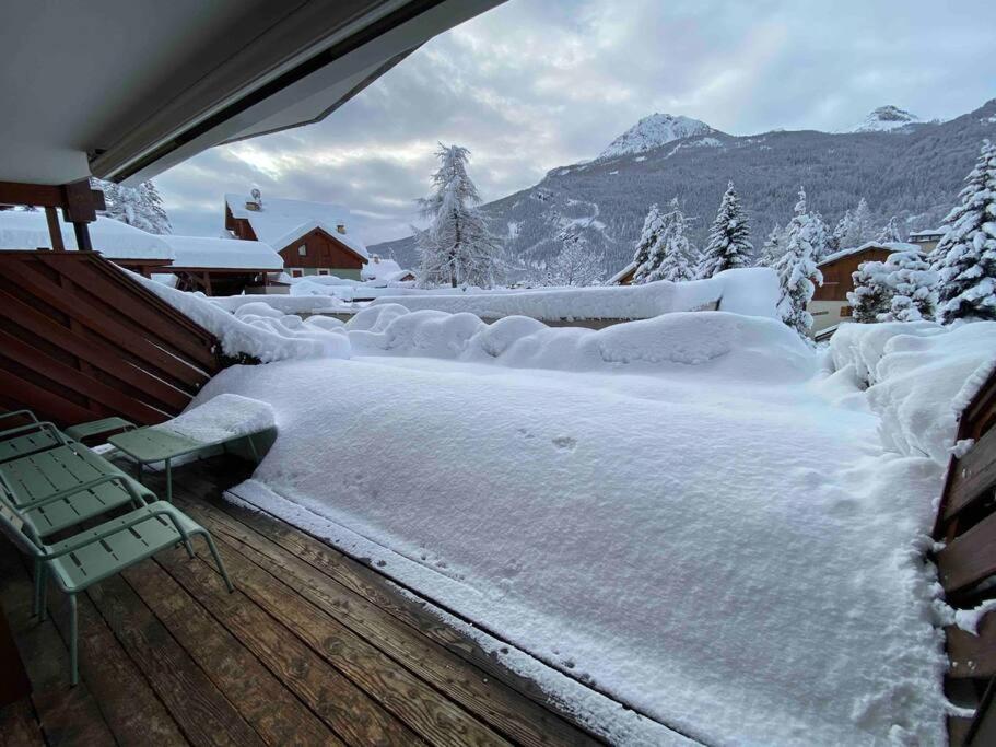 Appartement 4 Pers Grande Terrasse Vue Pistes Ski Сен-Шафре Экстерьер фото