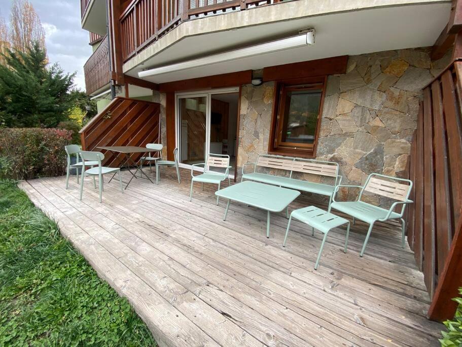 Appartement 4 Pers Grande Terrasse Vue Pistes Ski Сен-Шафре Экстерьер фото